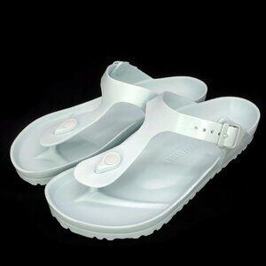 BIRKENSTOCK Gizeh EVA Dusty Pale Blue Outdoor Water Beach Thong Sandals 40 L9